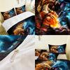 Анимационный Сериал 3D Цифровая Печать Комплект Постельного Белья из Трех Предметов Простыня Пододеяльник