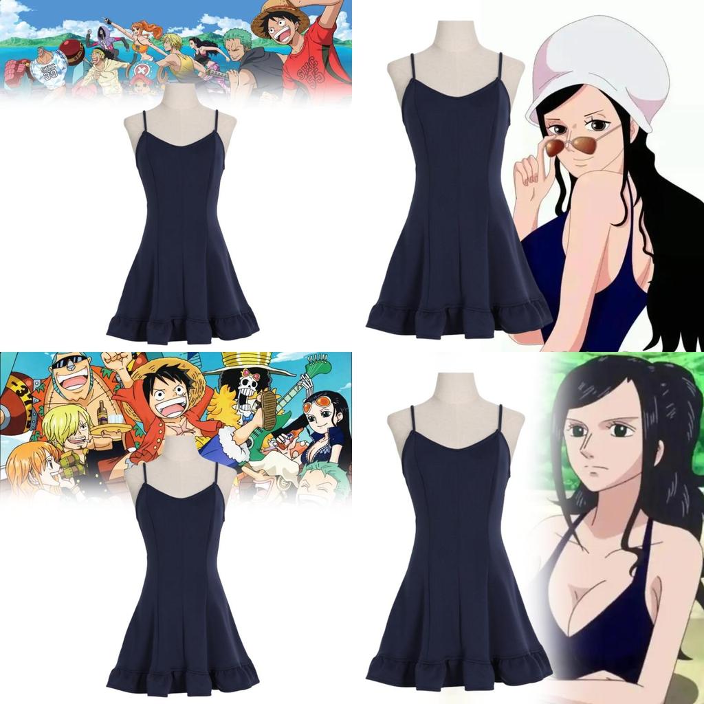 One Piece Nico Robin Cosplay Costumes With Polyester Fabric For Women And Children For Anime And Cosplay Parties