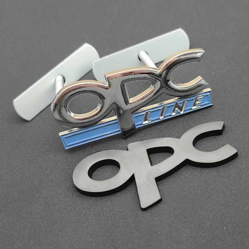 3D Металлический Логотип OPC Значок Решетки Радиатора Автомобиля Задняя Наклейка Для Opel Astra G H J K Corsa D Zafira B Insignia Mokka Regal АксессуарыP10