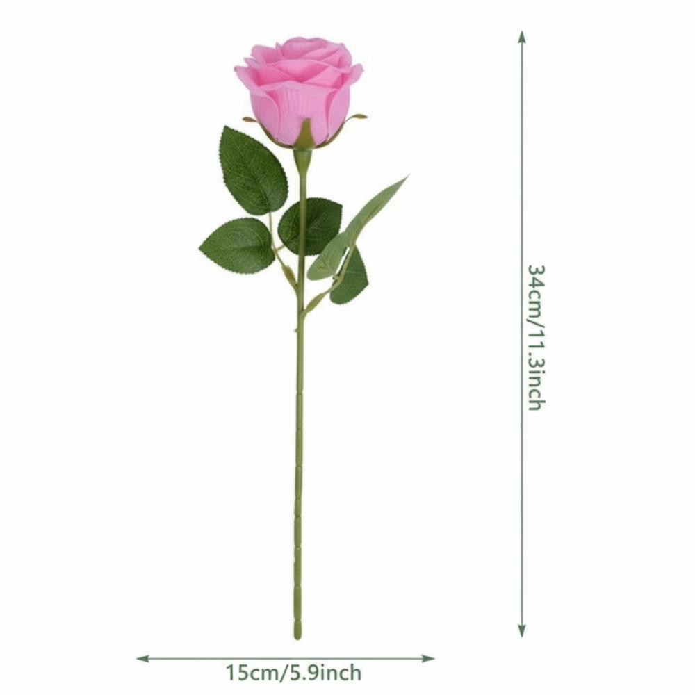 1pc DIY Floral Materials Simulated Rose Bouquet Silk Rose Artificial Flowers Photography Props