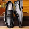 Мужские кожаные туфли из коровьей кожи первого слоя, дышащие деловые туфли, мужские нескользящие туфли из натуральной кожи в британском стиле