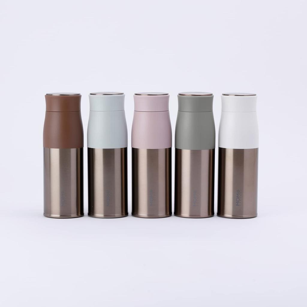 MOMO CONCEPT Бутылка для воды с вакуумной изоляцией, легкий тамблер Lupine RG 400 мл, ледяной серый 01002-29232R