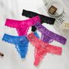 Lace Panties Women's Thong Girls Underwear Breathable Briefs Transparent Underpant Ladies Tanga T-back Sexy Lingerie Female