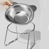 Fall-Resistant Stainless Steel Cat Bowl Cervical Protection High Foot Dog Feeder  Water Bowl