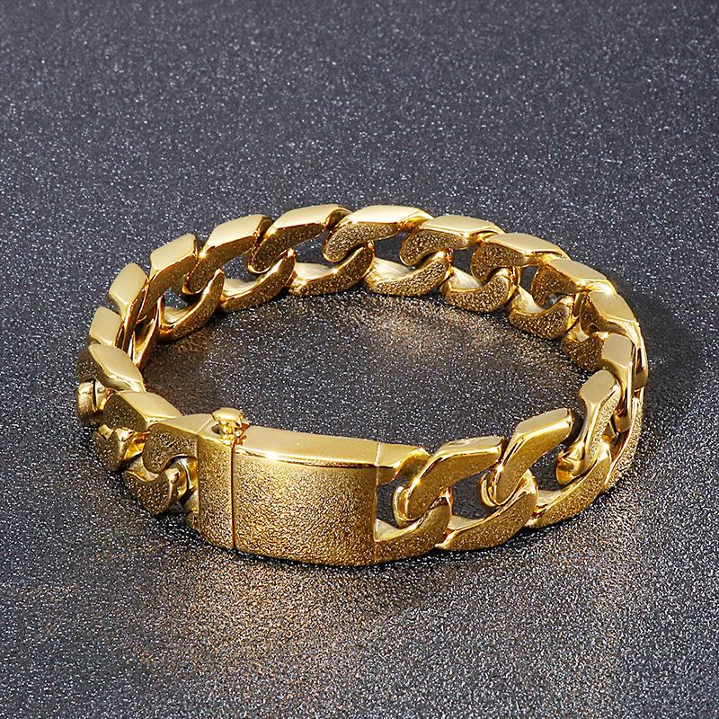 Мужские ювелирные изделия из нержавеющей стали, европейская и американская мода, модная мужская цепочка, браслет из титановой стали