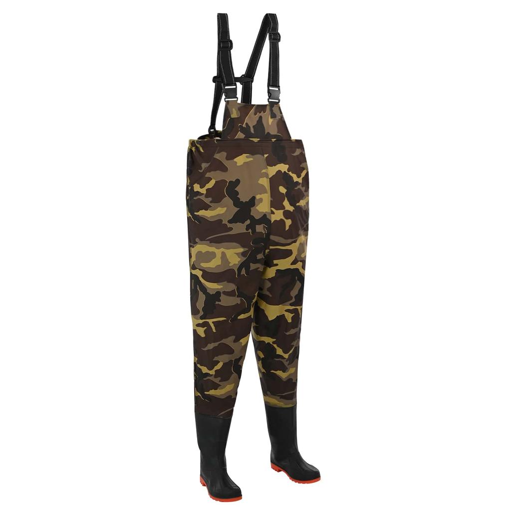 Wading Pants with Boots PVC Coated Polyester Size 42