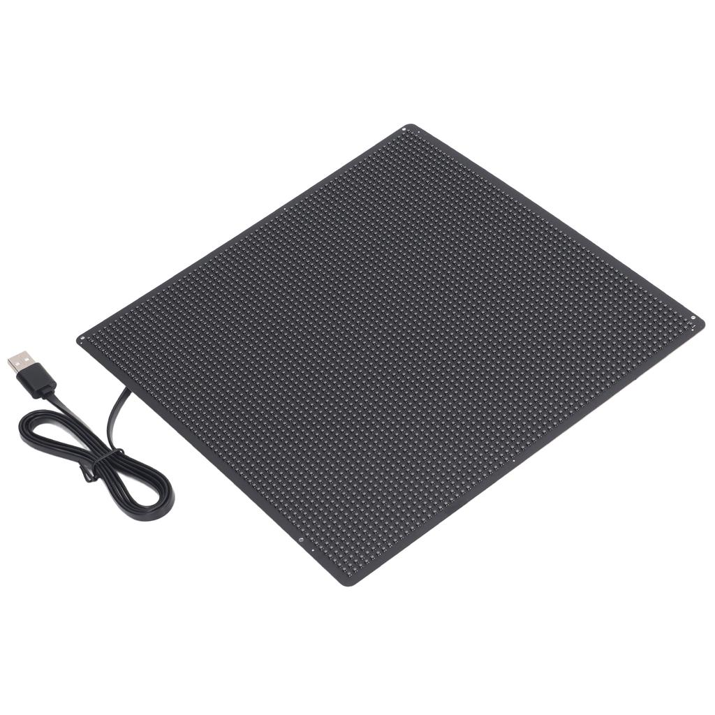 Светодиодная рекламная вывеска, беспроводная передача, программируемая прокручиваемая панель, разрешение 64x64, питание 5 В от USB