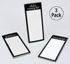 Inkdotpot Pack of 3 Magnetic Fridge To-Do List Notepads- Magnetic Memo Pads For Refrigerator-  (50 Sheets