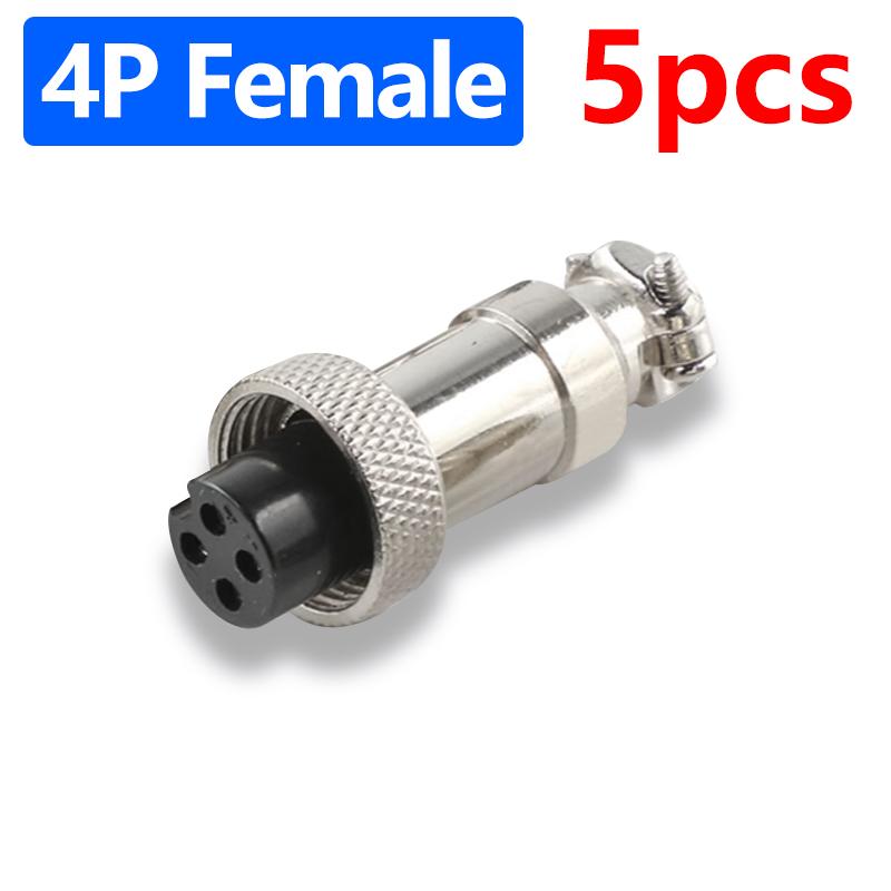 5 шт. авиационный штекер GX12 разъем для стыковой пайки гнездо 2/3/4/5/6/7Pin провода стыковочные разъемы