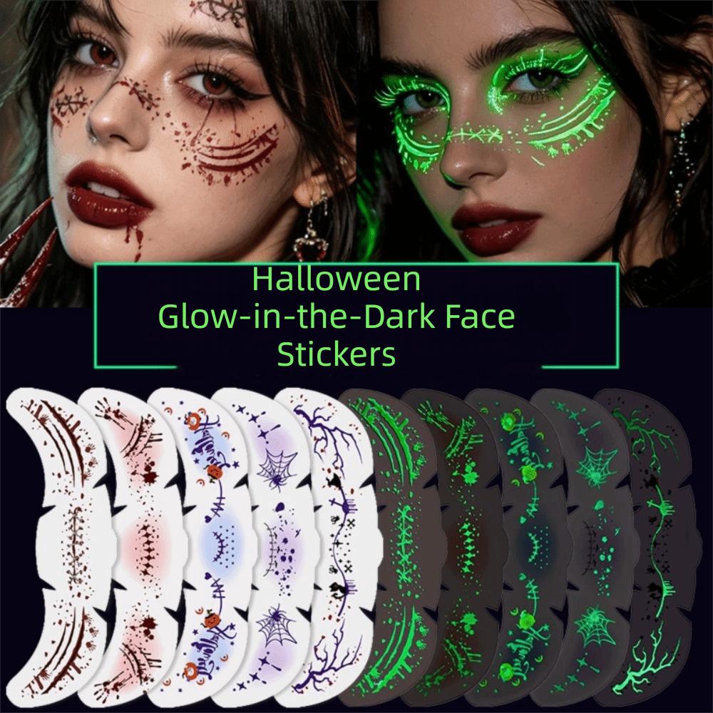 Water Transfer Printing Face Sticker Freckles Simulated Halloween Makeup Sticker  Stage Prop