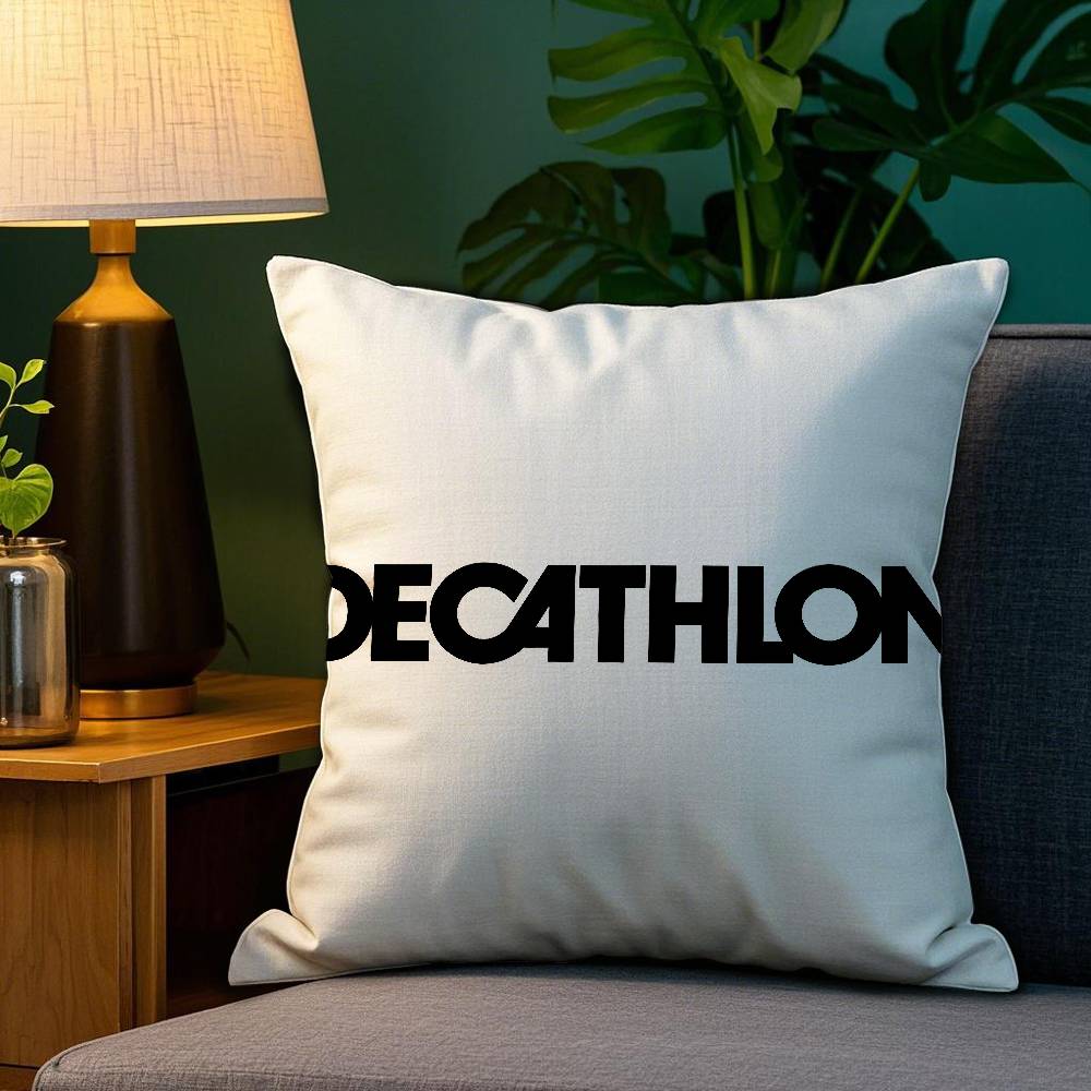 C-Classic D-DecathlonS Наволочка Плюшевая ткань Мягкая Двусторонняя печать Домашний диван Высококачественная наволочка Накидка