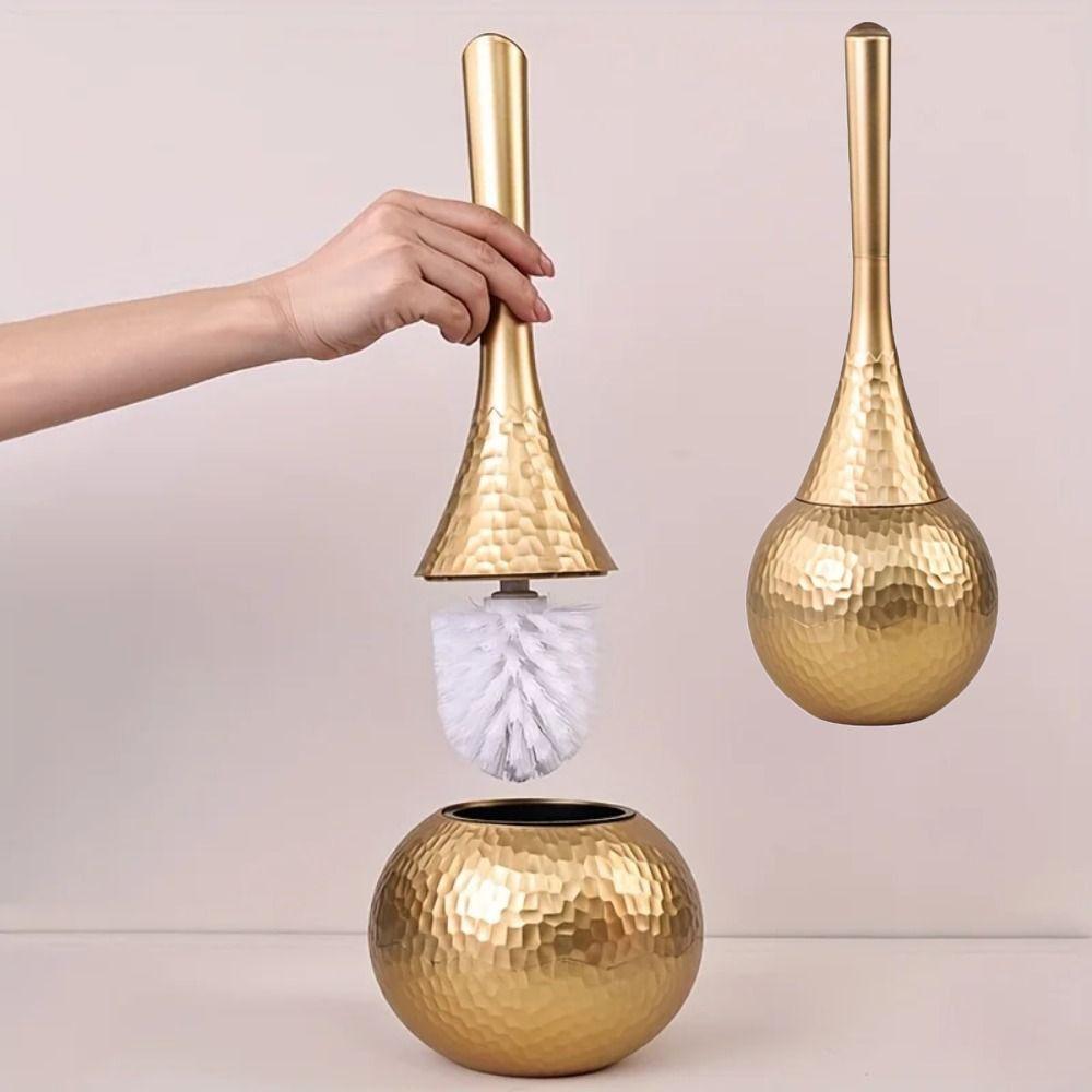 Golden High-end Cleaning Brush Long Handle Household Bathroom Brush Hot Toilet Brush