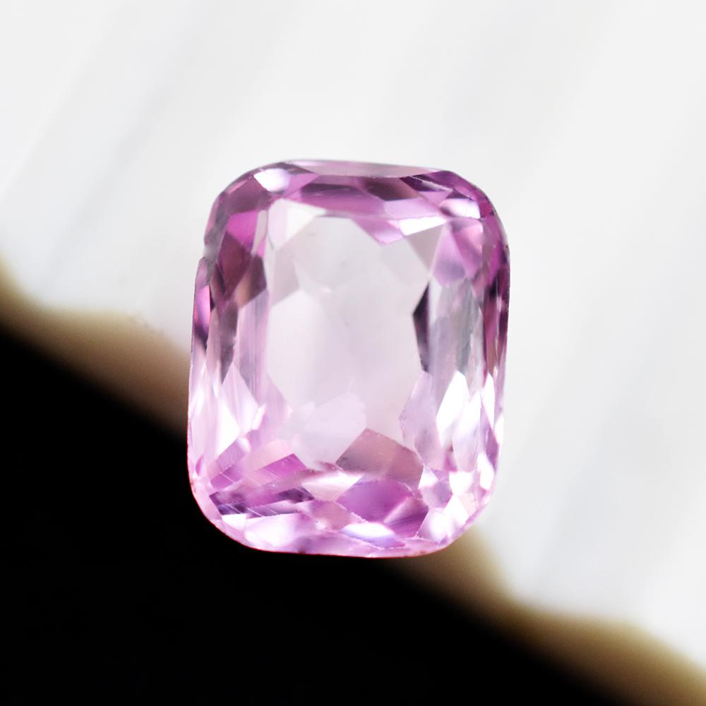 Natural Pink Ruby Loose Gemstone Cushion Cut 3.60 ct for Jewelry Making and Gem Collections