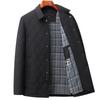 Men's Mid-length Business Lapel Warm Casual Cotton Coat Middle-aged Men's Cotton-padded Jacket Dad Autumn and Winter Clothing