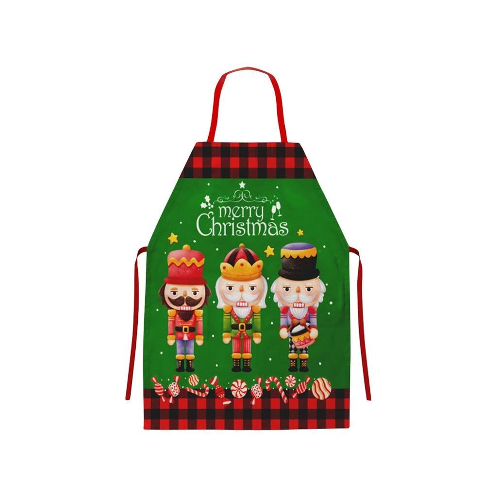 Christmas Apron: And Claus Design Home Kitchen Apron Christmas Decorations