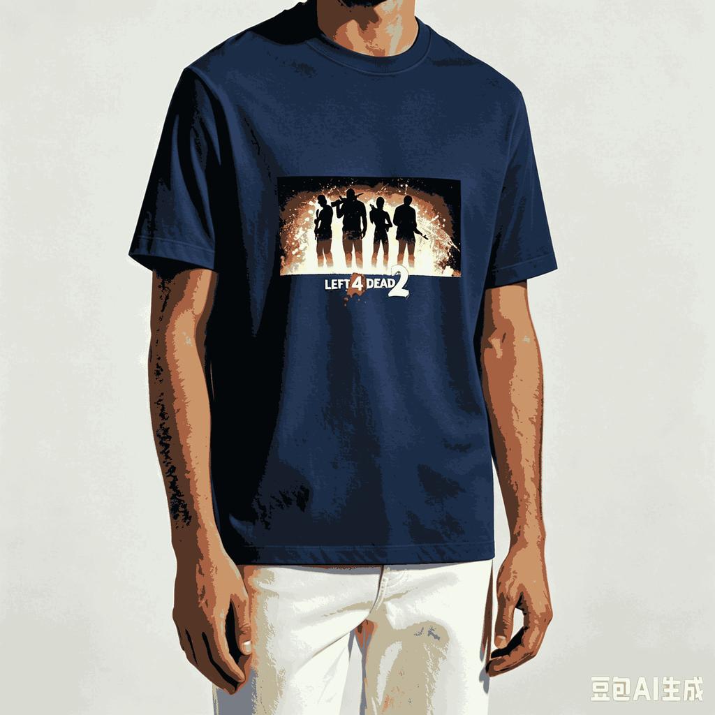 Left 4 Dead For Fan Gift Tshirt Unisex Unisex Harajuku Oversized Unisex Short Sleeve Streetwear High Quality Couples Comfortable