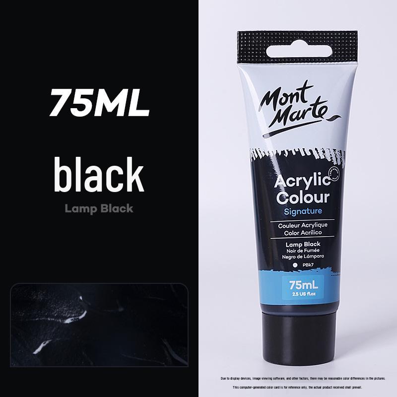 Montmartre 75ml Waterproof Non-Fading Acrylic Paint Set: Perfect for Children’s Textiles and Art Projects, Sunscreen Formula