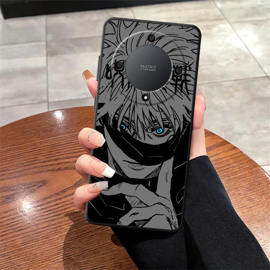 Аниме J-uju-tsus Ka-ise-ns Черный Мягкий Чехол для Телефона для Honor X6 70 Magic5Lite 200 400 Lite X8 8X X7 X5b 90 X9a