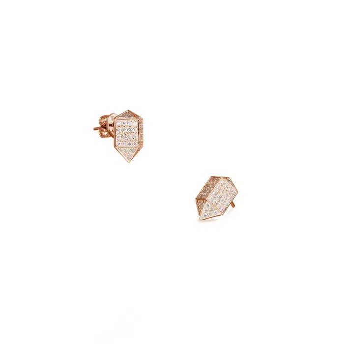 Duncan Earrings 18K Gold Diamond Earrings DUNCAN_Earring_DCE11P