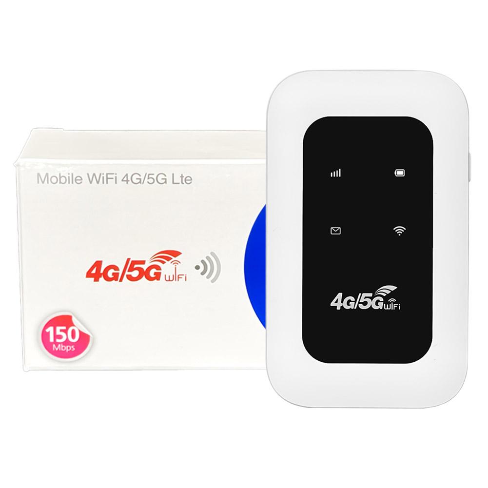 4G LTE Pocket Wifi Hotspot with SIM Card Slot 150Mbps Portable WiFi Router Wireless Wifi Modem for Home Office RV Camping
