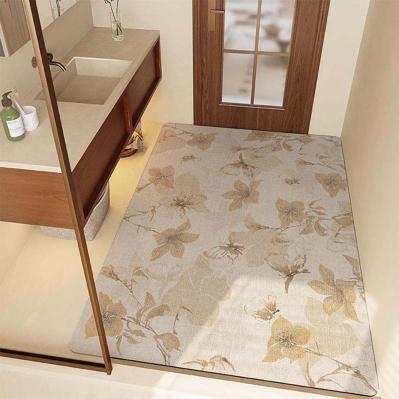 Диатомовая грязь абсорбирующий нескользящий коврик для ванной комнаты