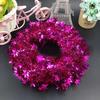 Glitter Finish Christmas Star Decoration Five-Pointed Star Wire Star Garland  Christmas Party