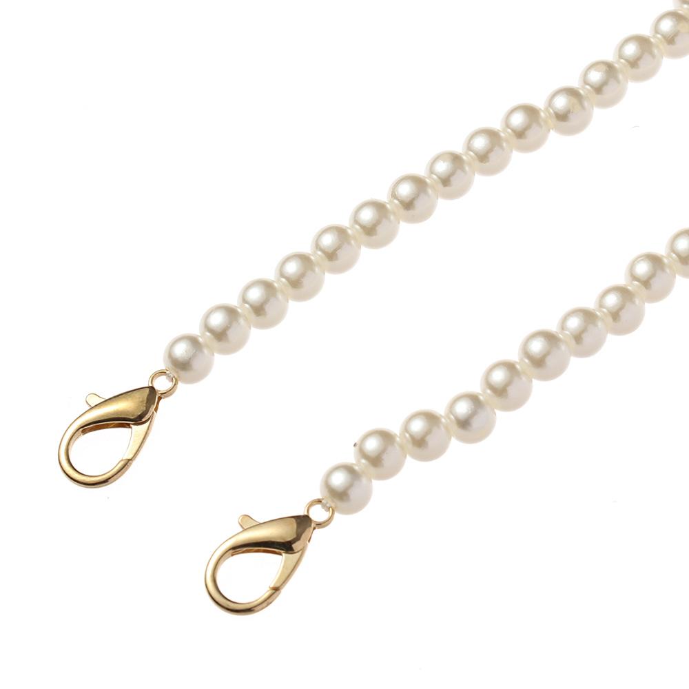 Bag Straps Accessories Bags Handbag Handles Pearl Strap Long Beaded Chain DIY Purse Replacement