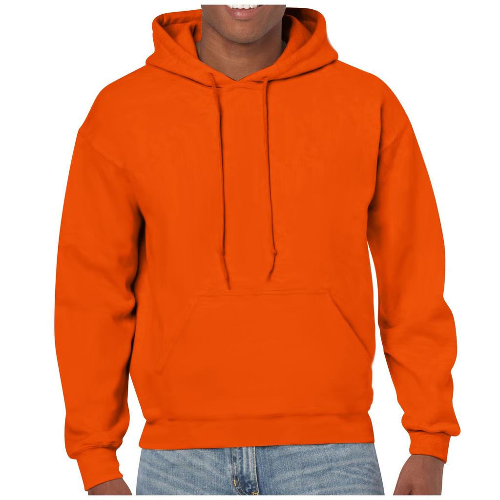 И зимний мужской свободный большой свитер с капюшоном однотонный повседневный свитер