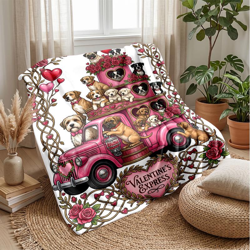 Underwater Puppy Adventure Theme blanket Lightweight Warm Flannel Blanket Decorative Throw Blanket for Home Decoration