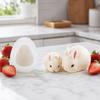Easy Release Bunny Silicone Mold Food Grade Silicone Chocolate Candy Mold  DIY Baking