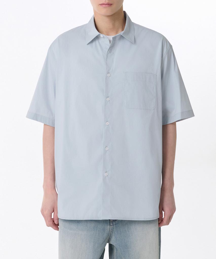 MUSINSA STANDARD [Cooltandard] Relaxed Nylon Short Sleeve Shirt [Sky Blue]