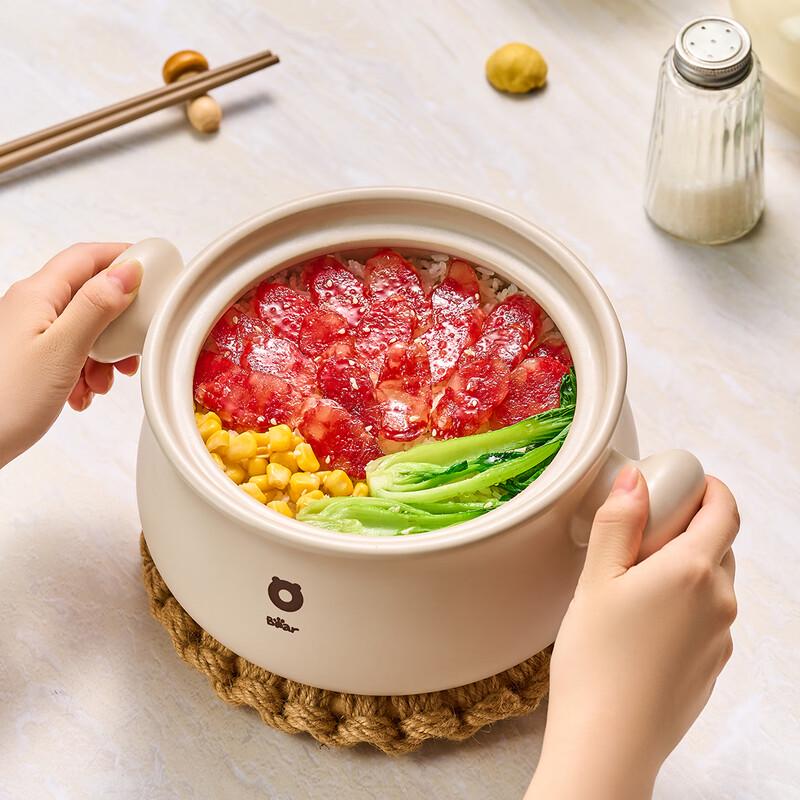 Bear Ceramic Stew Pot