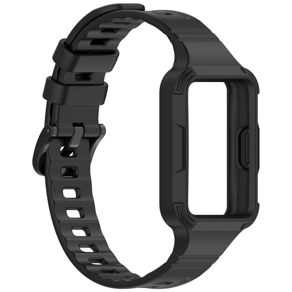 Мягкий силиконовый цельный защитный чехол + ремешок для Huawei Band 11, Ударопрочный спортивный сменный ремешок для умного браслета Huawei Band 11