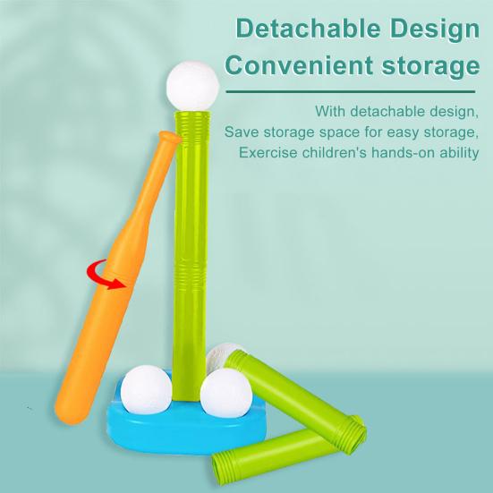 1 Набор для ти-болла, разборный, без заусенцев, портативный, экологичный, удобный для хранения, развлечение