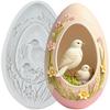 Easter Egg Bird Silicone Molds Easter Fondant Mold Cake Decorating Tools Cupcake Topper Candy Chocolate Gumpaste Mold