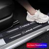 Автомобильная накладка на порог Защитная наклейка из кожи против наступания Для F SPORT GS GX IS LS LX CT LC RC LBX NX RX 350h 450h ES UX