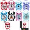 Cartoon Metal Mini Alarm Clock Children Student Cute Small Alarm Clock Clock