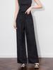 Super Aura Rayon Jacquard Wide-Leg Long Pants - New Chinese National Style