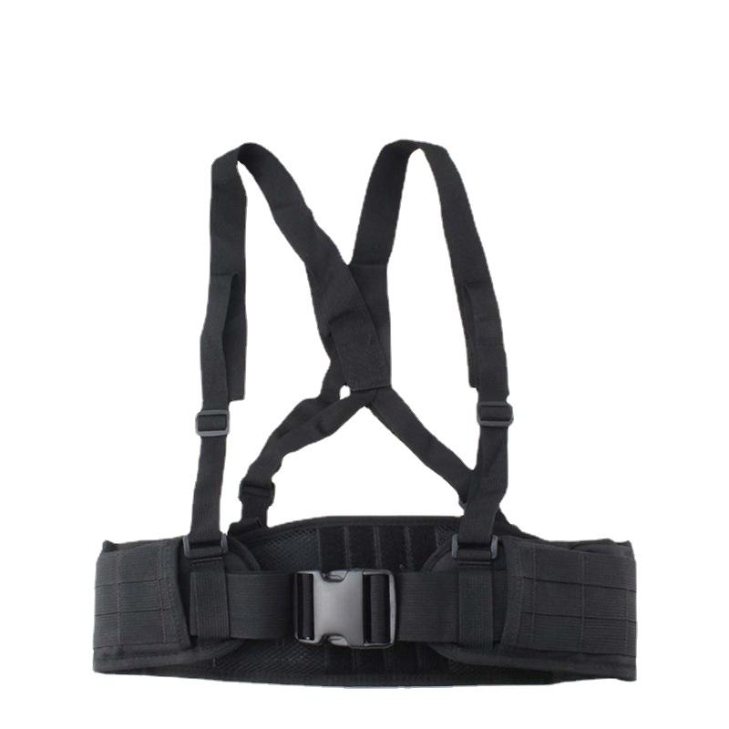 Molle Belt Waist Seal Multifunctional Camouflage Nylon Back Belt Outdoor Sport Girdle Waist Support