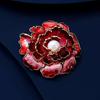 Chinese-style Noble Peony Brooch, High-end Women's Luxurious and Elegant Pearl Brooch, Elegant and Versatile Brooch