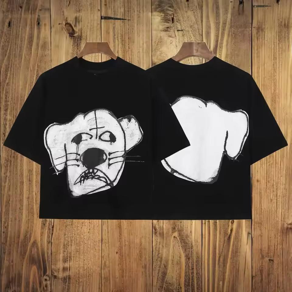 Independent Billionaire Short Sleeve Funny Oversize Loose Boxy Fit Trendy Brand American Street Cotton T-shirt