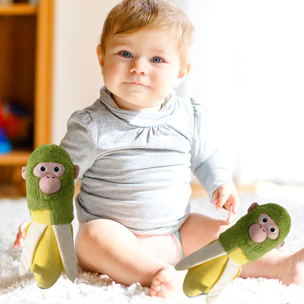 Both Boys And Girls Love Soft Cushions For The Banana Monkey Plush Toy