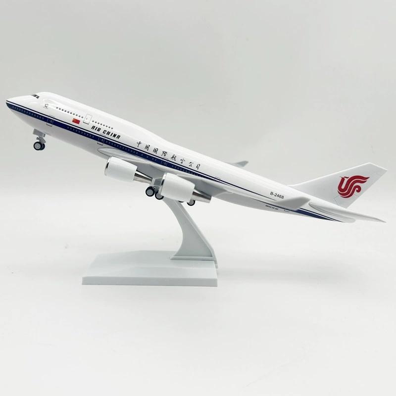 Серия 30 см Авиалинии B747 Самолет Масштаб 1/240 Миниатюрный самолет Авиационная модель с подставкой и колесами Сувениры Подарок Модель