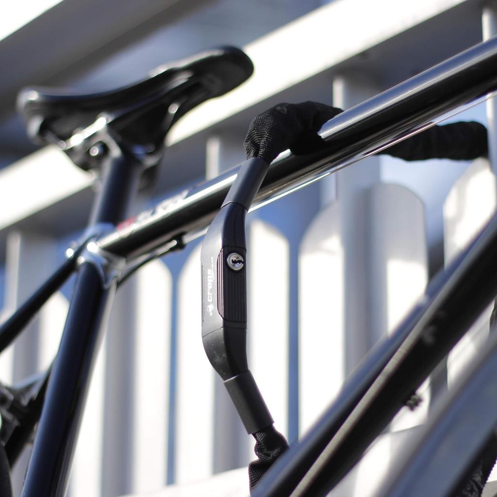 Crops Chain Lock 6mm X 1100mm Dimple Key K4-66 CP-K4-66-01 (Black)