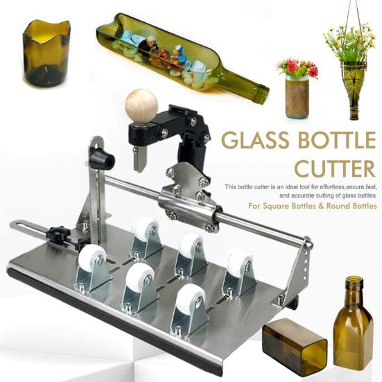 Набор для резки стеклянных бутылок. Острый дизайн лезвий. Точная резка. Простота использования.