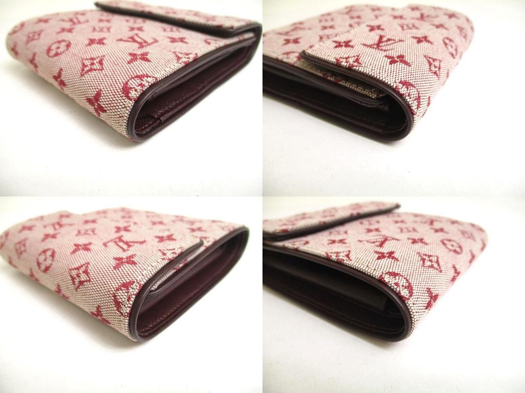Подлинный мини-кошелек LOUIS VUITTON Monogram из канвы Cherry Canvas #a316, восстановленный