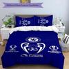 3pcs Chelsea FC logo pattern bedding set duvet cover set includes duvet cover &pillowcases,perfect all season bedroom decoration&gift