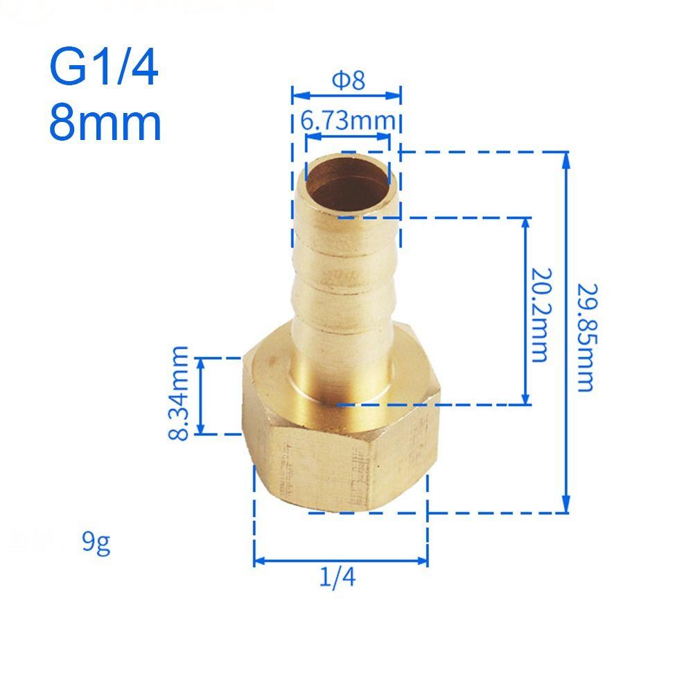 1/8" 1/4" 3/8" 1/2" Hose Barb Pipe Fitting Coupler Connector Adapter PCF Pipe Joint PU PE Tube