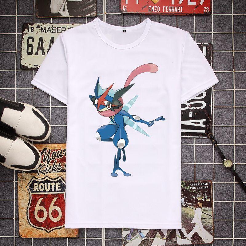 2026 New Pokmon Anime Summer New Greninja Printed TShirt Unisex and Womens Casual Trend Versatile Short Sleeve Parentchild Top