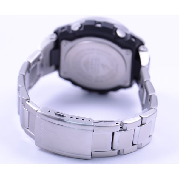 Casio G-SHOCK GST-W110D-1A9JF [G-STEEL] Круглые часы Серебряный Нержавеющий Цифровые Аналоговые